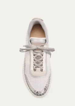 ChloeNama Mesh Stitch Walking Sneakers