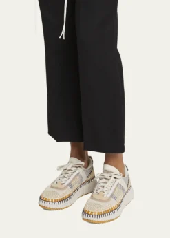 ChloeNama Stitch Walking Sneakers