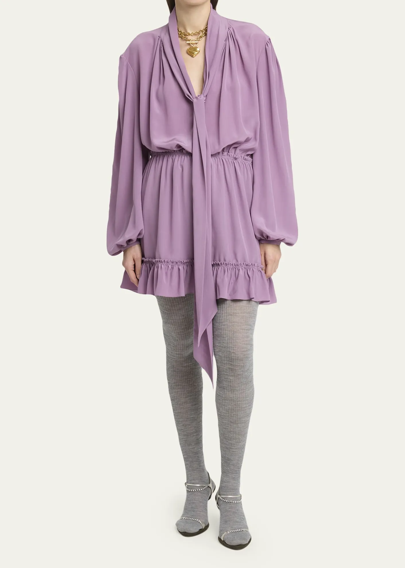 ChloeOrganic Silk Crepe De Chine Dress