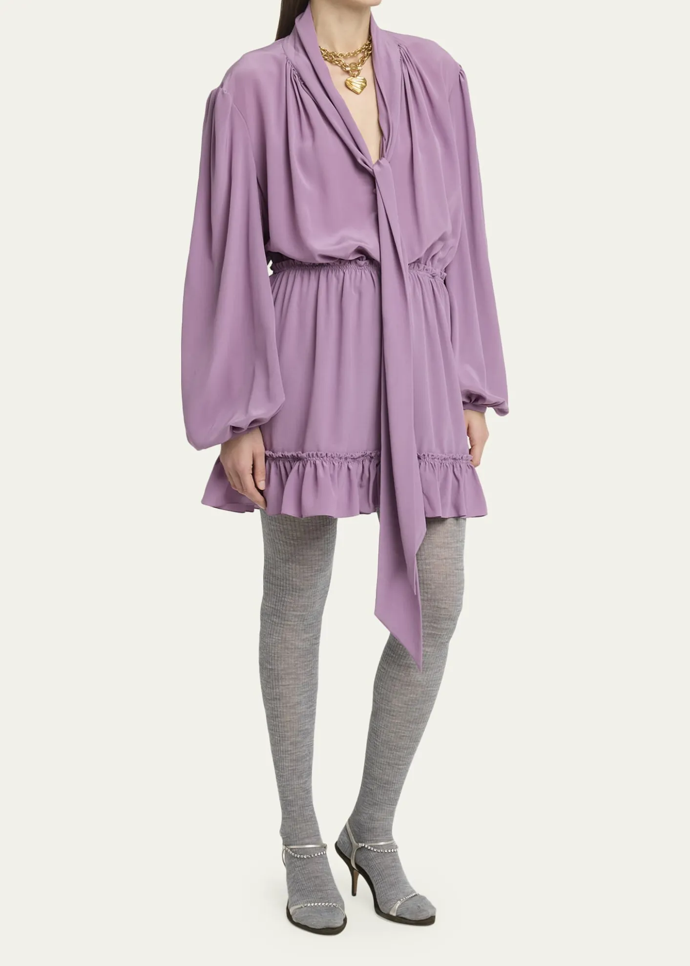 ChloeOrganic Silk Crepe De Chine Dress