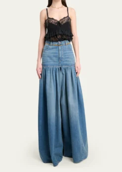ChloeOrganic Silk Crepe De Chine Top