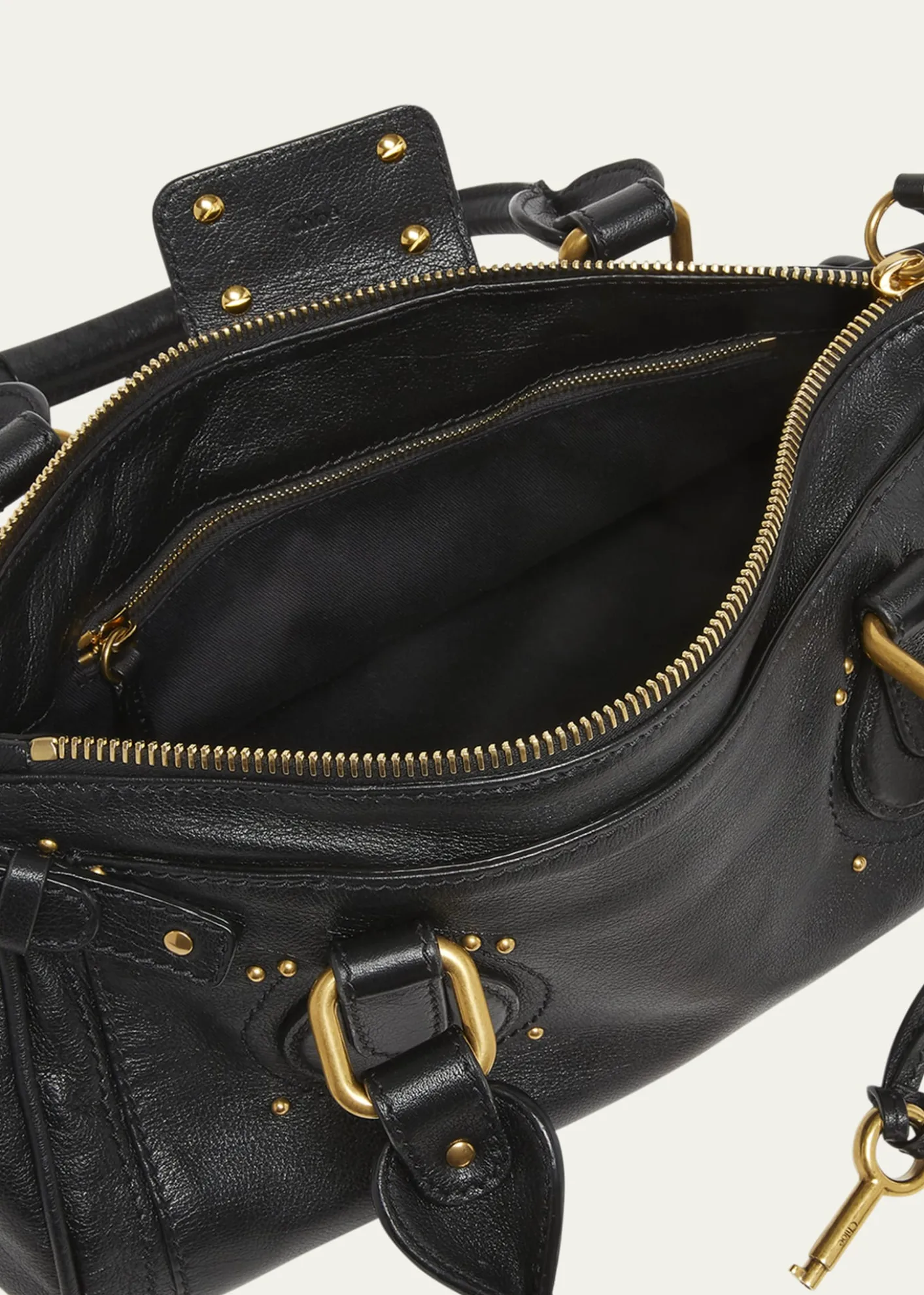ChloePaddington Padlock Shoulder Bag in Leather
