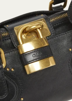 ChloePaddington Padlock Shoulder Bag in Leather