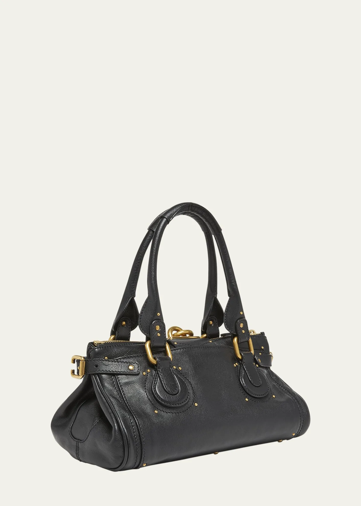 ChloePaddington Padlock Shoulder Bag in Leather