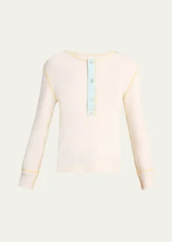 ChloeRibbed Cotton Jersey Top