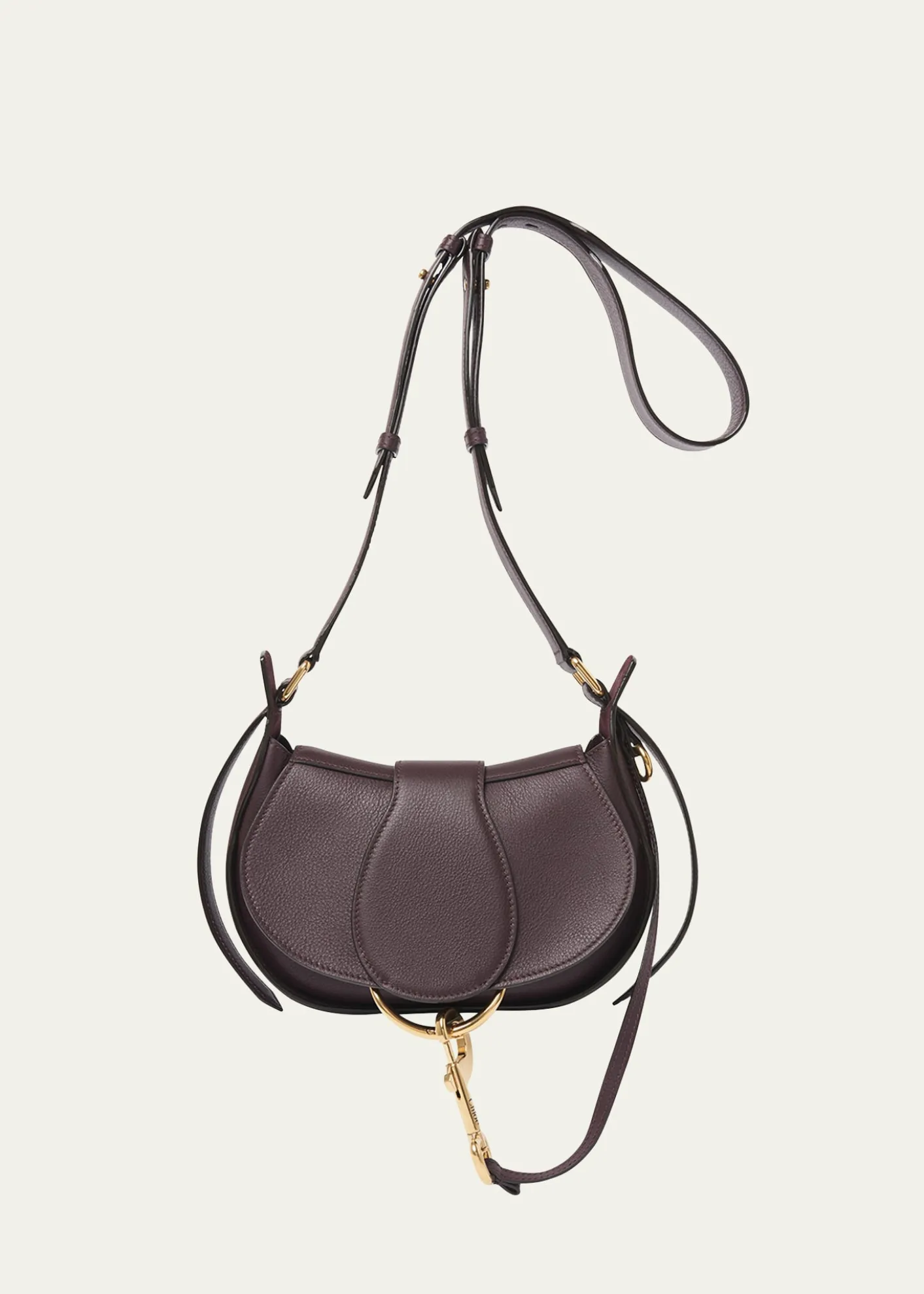 ChloeRide Small Flap Crossbody Bag in Calfskin