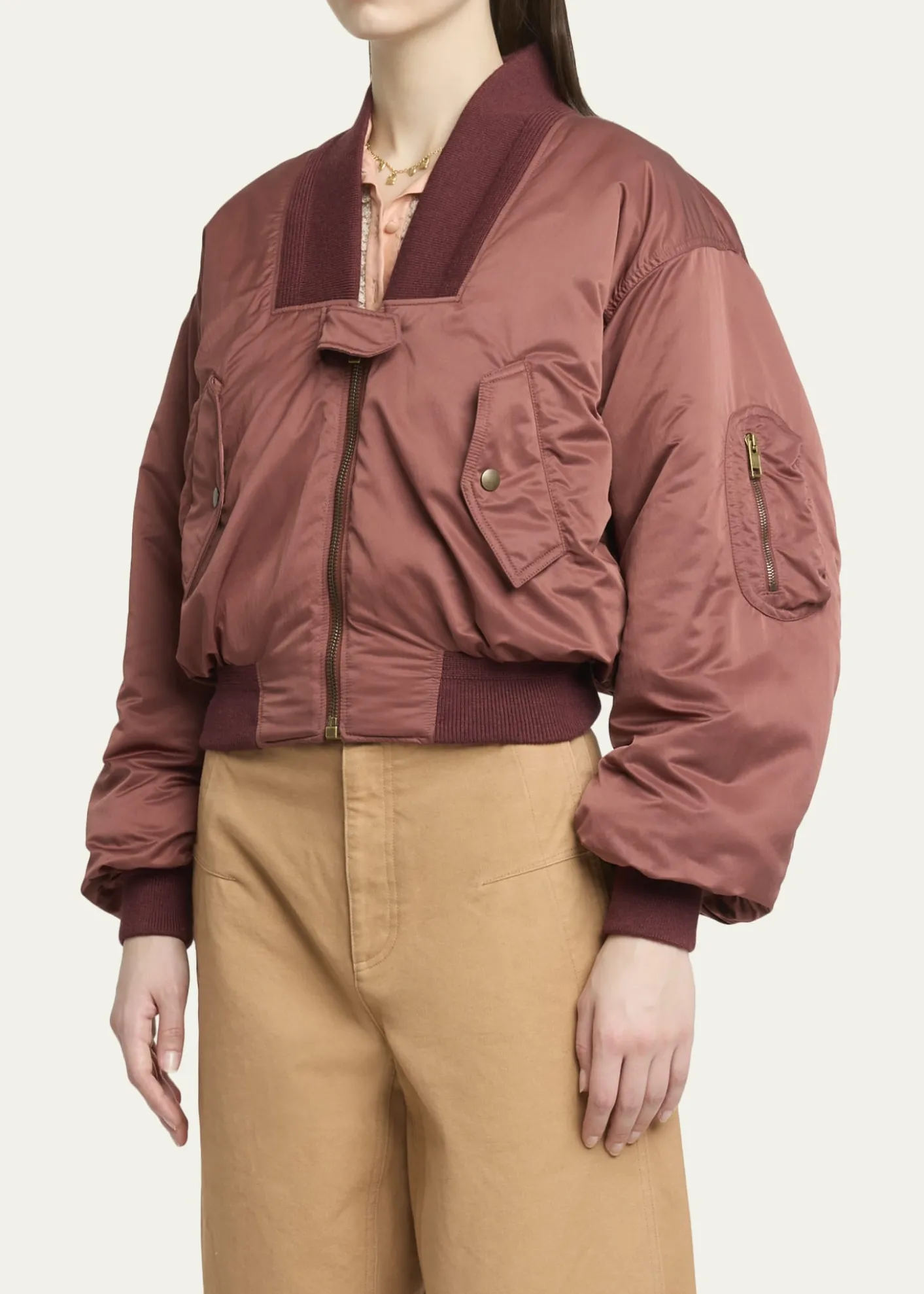 ChloeShort Bomber Jacket
