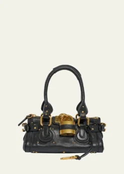 ChloeSmall Paddington Padlock Shoulder Bag in Leather