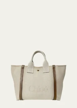 ChloeSmall Tote Bag in Jacquard Canvas