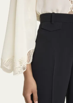 ChloeSoft Crepe Wide-Leg Pants