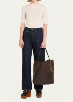 ChloeSpin Grained Leather Tote Bag