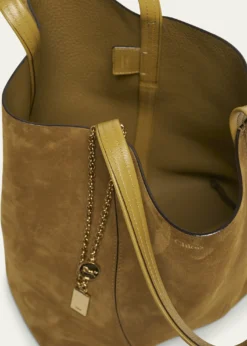ChloeSpin Medium Tote Bag in Suede