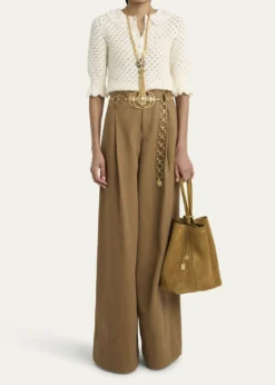 ChloeSpin Medium Tote Bag in Suede