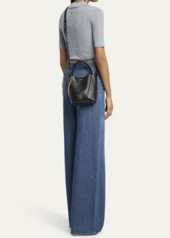 ChloeSpin Mini Tote Bag in Grained Calfskin