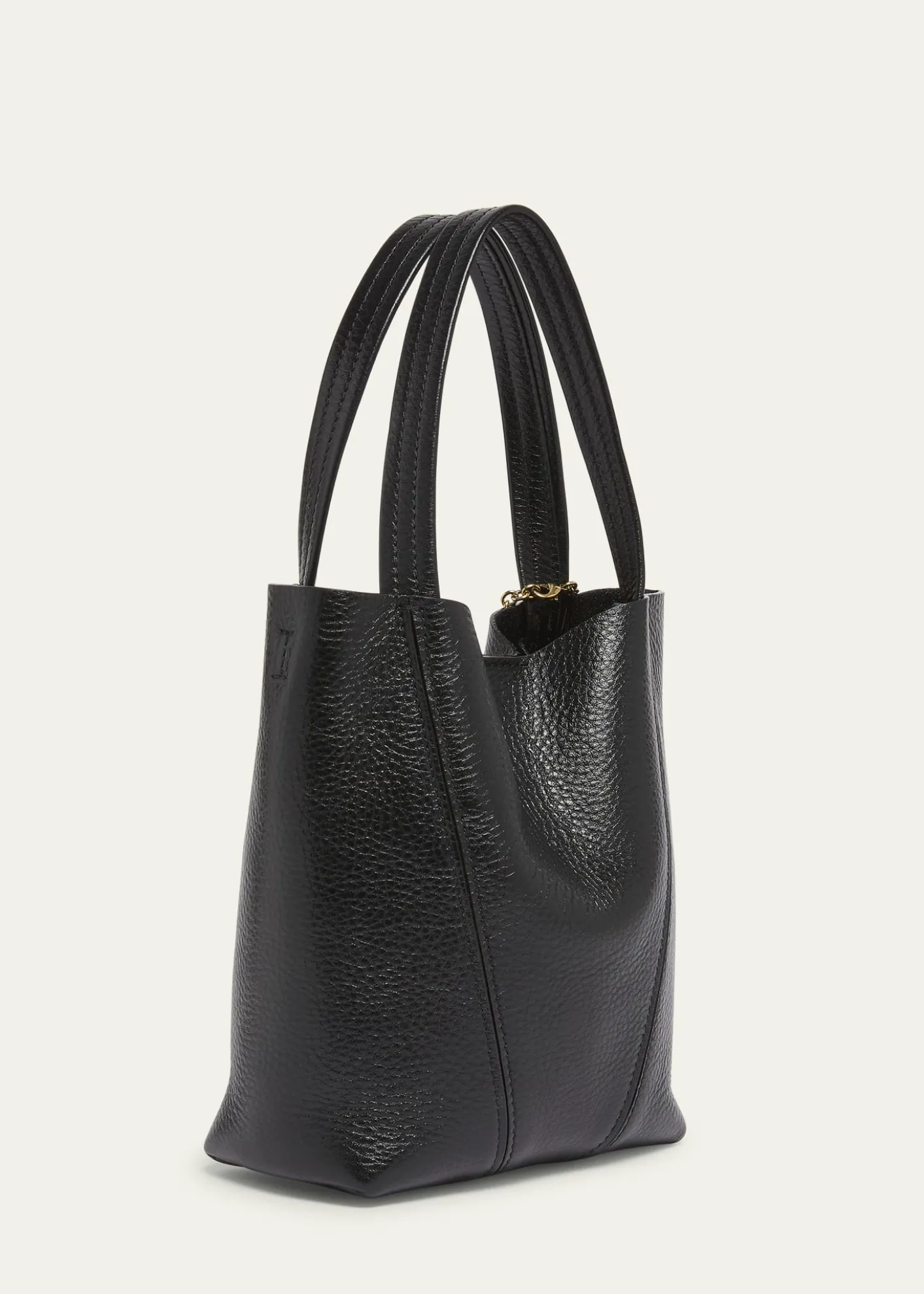 ChloeSpin Mini Tote Bag in Grained Calfskin