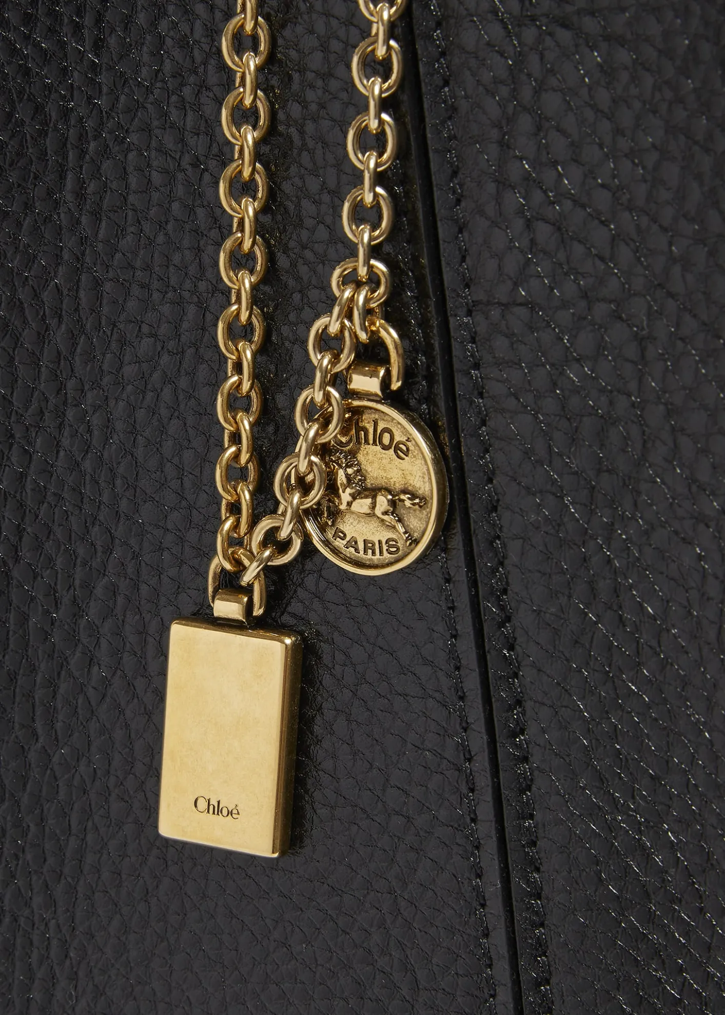 ChloeSpin North-South Tote Bag in Leather