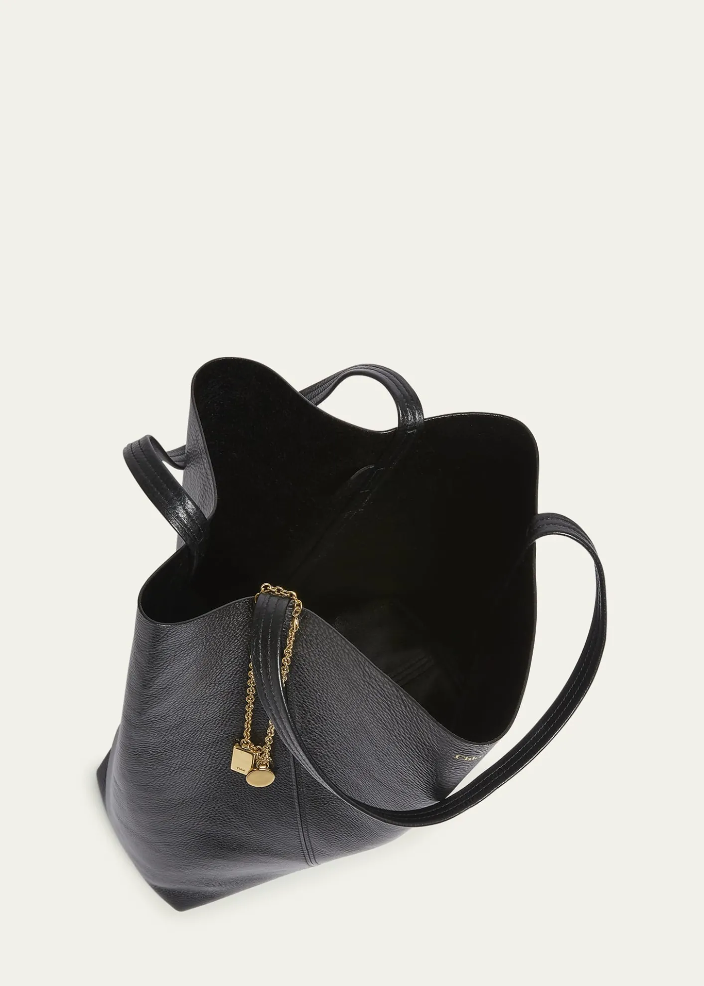 ChloeSpin North-South Tote Bag in Leather