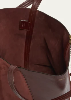 ChloeSpin Tote Bag in Grain Leather & Suede