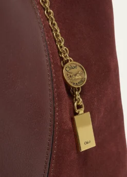 ChloeSpin Tote Bag in Grain Leather & Suede