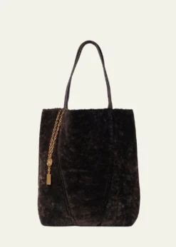 ChloeSpin Tote Bag in Shearling