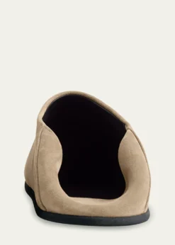 ChristenBig Bootie Suede Slipper Mules