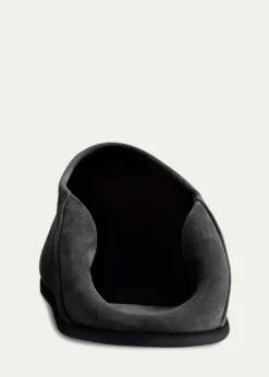 ChristenBig Bootie Suede Slipper Mules