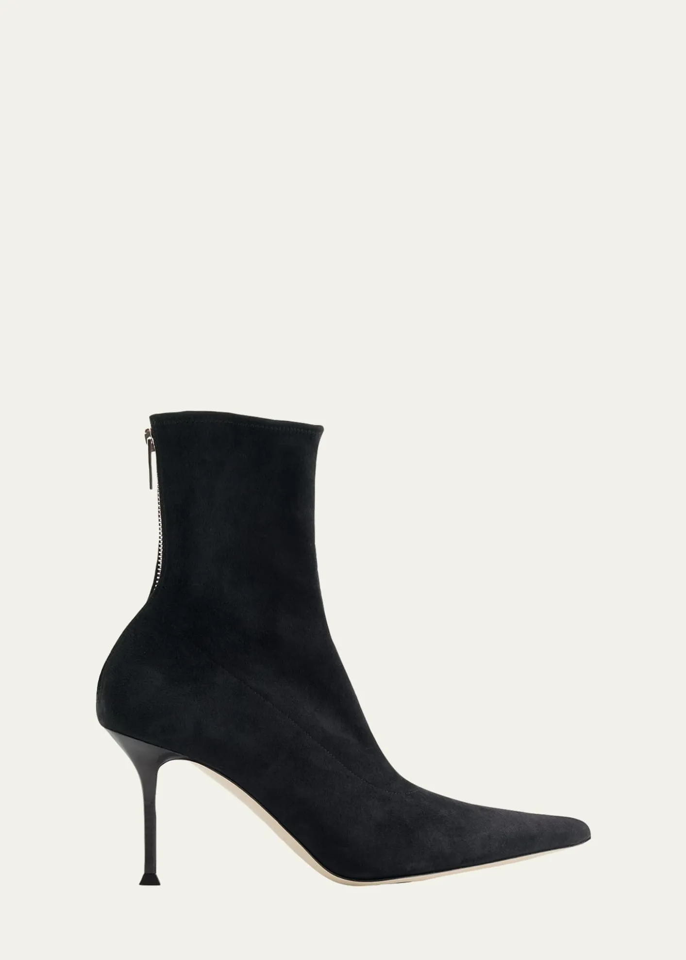 ChristenHelix Stretch Suede Ankle Booties