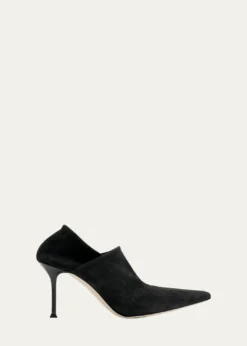Christen75mm Helix Stretch Suede Pumps