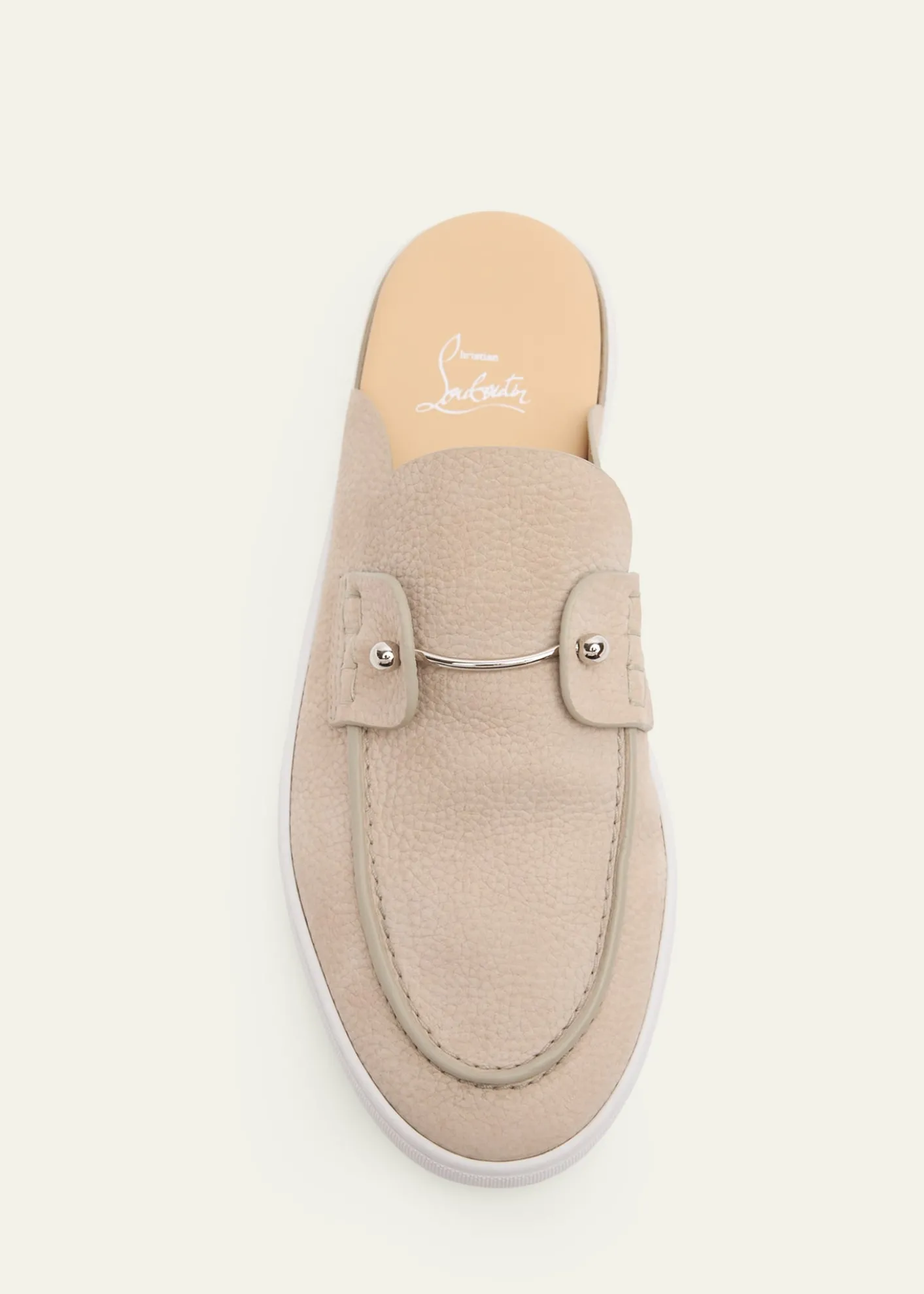 Christian LouboutinMen's Chanme Leather Slides
