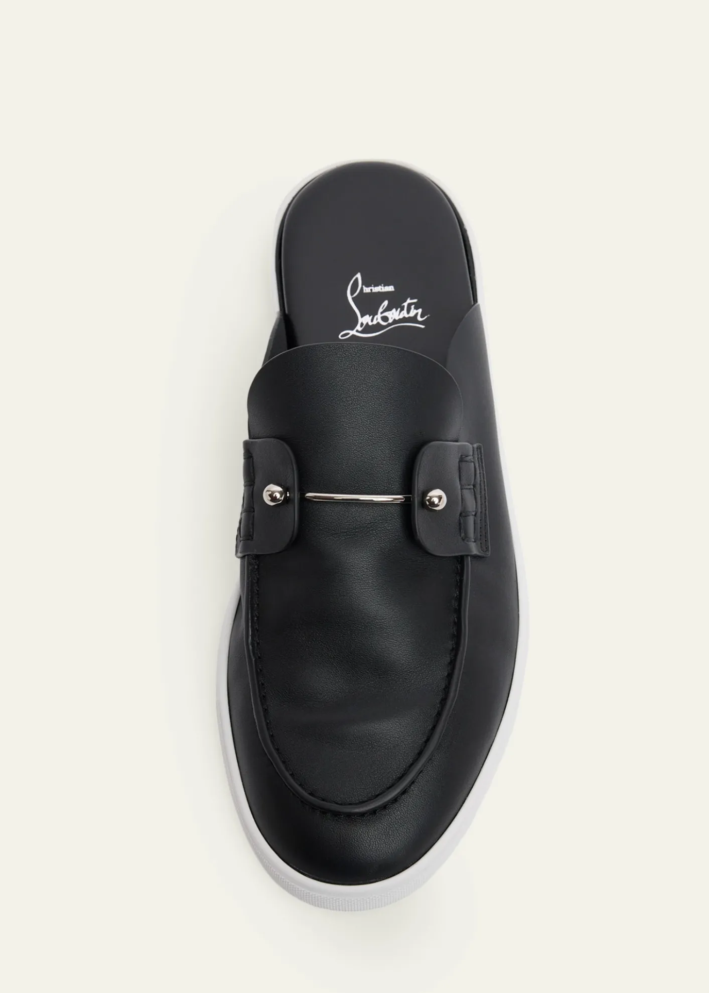 Christian LouboutinMen's Chanme Leather Slides