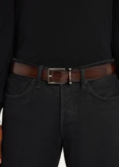 Christian LouboutinMen's Chambeliss Patinated Leather Belt