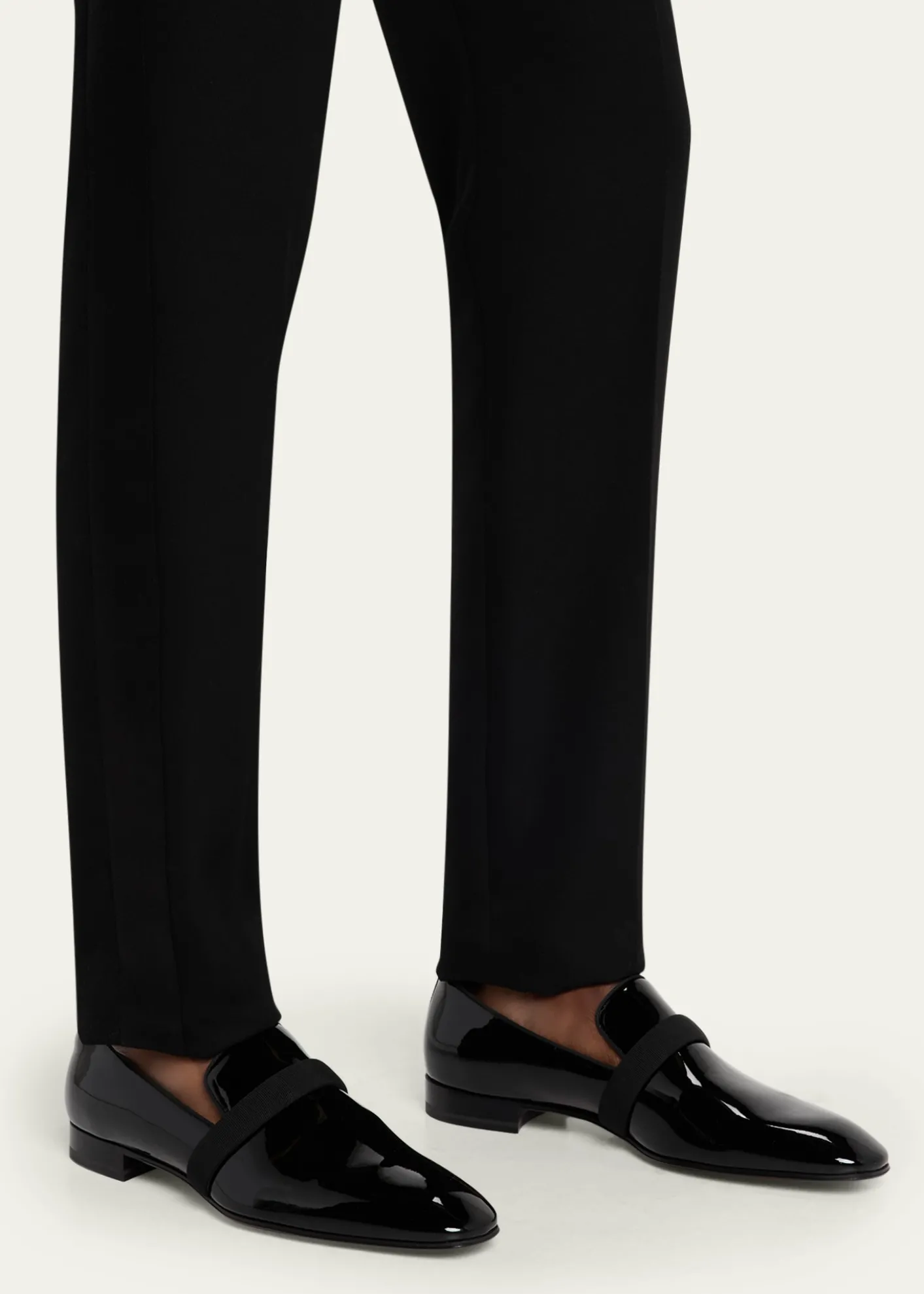 Christian LouboutinMen's Dandydeco Red-Sole Patent Loafers