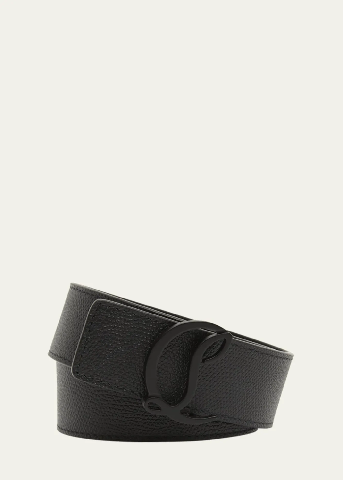 Christian LouboutinMen's Mooncrest-Buckle Reversible Leather Belt