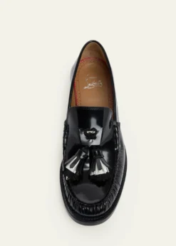 Christian LouboutinMen's Orlando Leather Tassel Penny Loafers