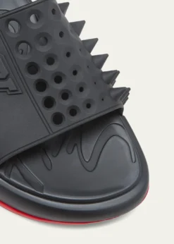 Christian LouboutinMen's Take It Easy Rubber Slide Sandals