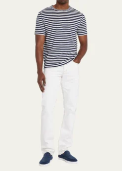 Christian LouboutinMen's Varsiboat Red Sole Leather Boat Shoes