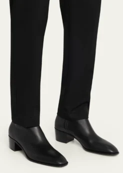 Christian LouboutinMen's Ziggissimo Forever Leather Ankle Boots