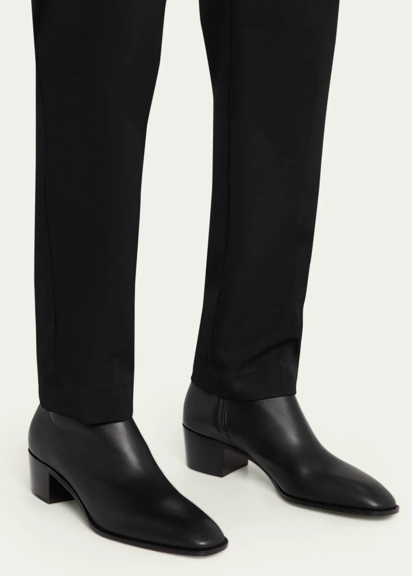 Christian LouboutinMen's Ziggissimo Forever Leather Ankle Boots