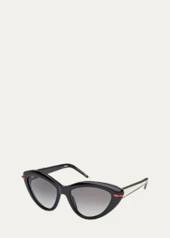 Christian LouboutinAcetate Cat-Eye Sunglasses