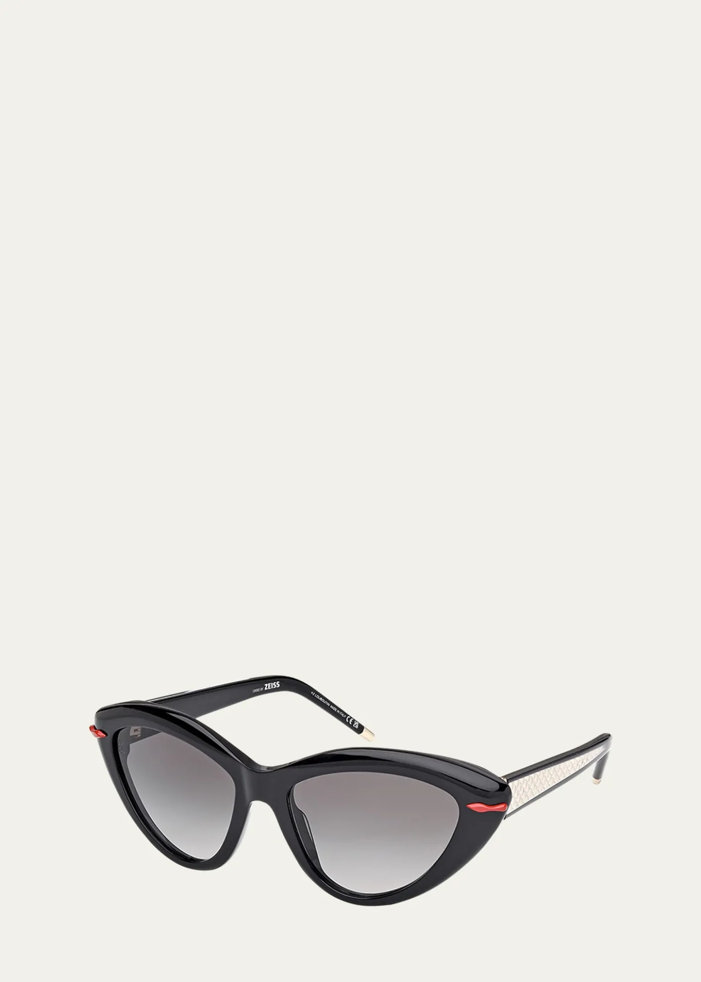 Christian LouboutinAcetate Cat-Eye Sunglasses