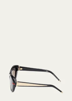Christian LouboutinAcetate Cat-Eye Sunglasses