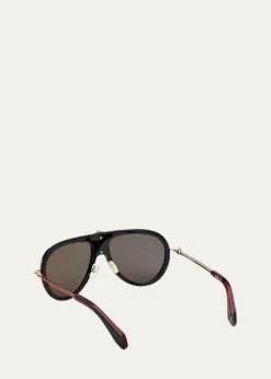 Christian LouboutinAviator Metal Sunglasses