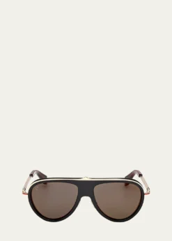 Christian LouboutinAviator Metal Sunglasses