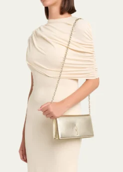 Christian LouboutinBettina Clutch Bag in Laminated Nappa Leather