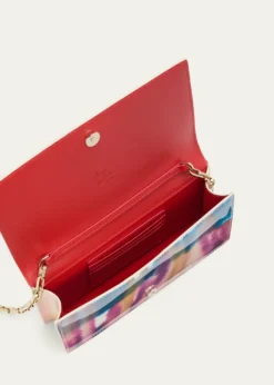 Christian LouboutinBettina Tie Dye Wallet on Chain in Leather