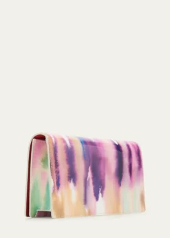 Christian LouboutinBettina Tie Dye Wallet on Chain in Leather