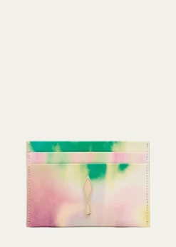 Christian LouboutinBettina Card Holder in Tie Dye Leather