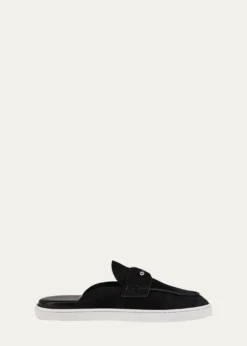 Christian LouboutinChanme Donna Leather Boat Shoe Mules