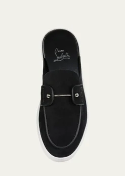Christian LouboutinChanme Donna Leather Boat Shoe Mules