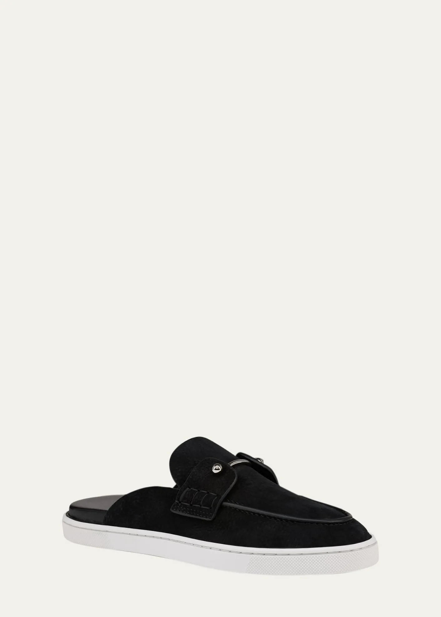 Christian LouboutinChanme Donna Leather Boat Shoe Mules